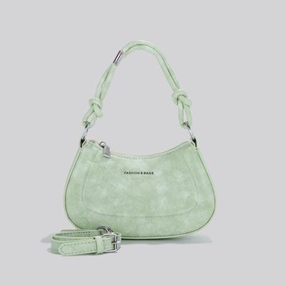 Designer Underarm Bag  New PU Zipper Horizontal Square Bag Multi Color Fashion Single Shoulder Oblique Straddle Handbag