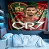 Cristiano Ronaldo Print Tapestry, Lightweight Wall Hanging, for Bedroom, Dorm, Living Room, Home Art Decor, Birthday Christmas Gift