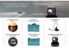 Leqi FF918C-WL Black Wireless Fish Finder Bait Boat with 300M Range.