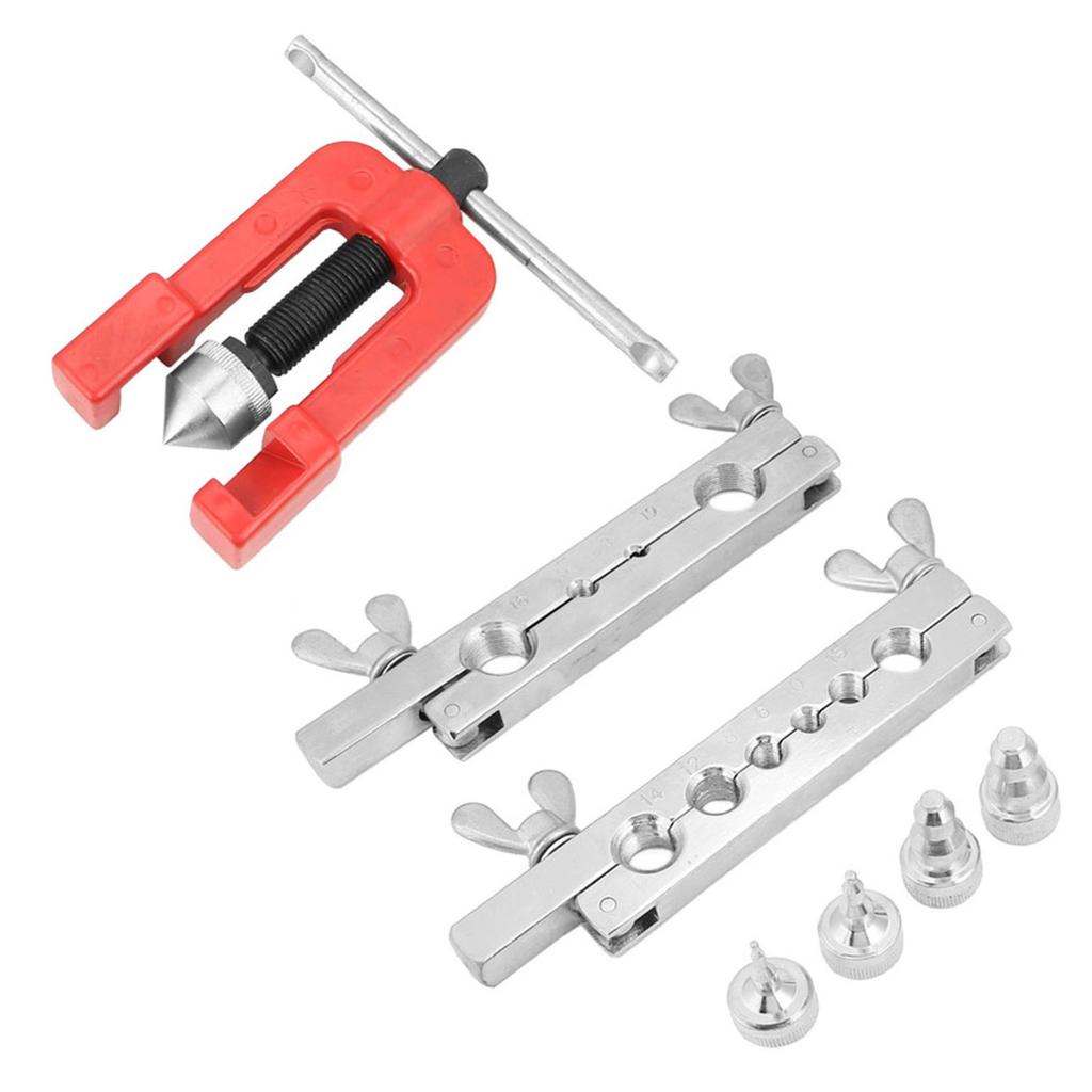 3 16mm Manual Pipe Flaring Expander Tool Copper Heads Tube Swaging Kit