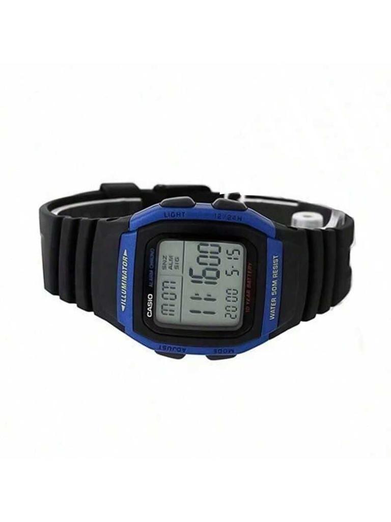 Casio Sports Series Multifunctional Digital Watch, Standard Boys' Watch, Quartz Classic Dial Digital Display, Outdoor Sports, Diving, - W-96H-2A