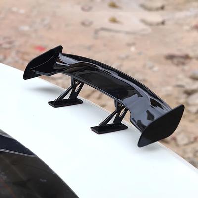 Car Rear Trunk Spoiler Wing Car Rear Spoiler Boot Mini Wing Model Decoration Auto Accessories Wing For GT Style Small