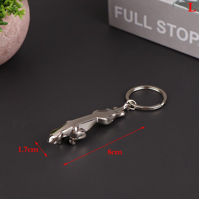 

Zinc Alloy Leopard Keychain Car Keyrings Fine Bag Key Chains Two Types Creative Jewelry Gift L