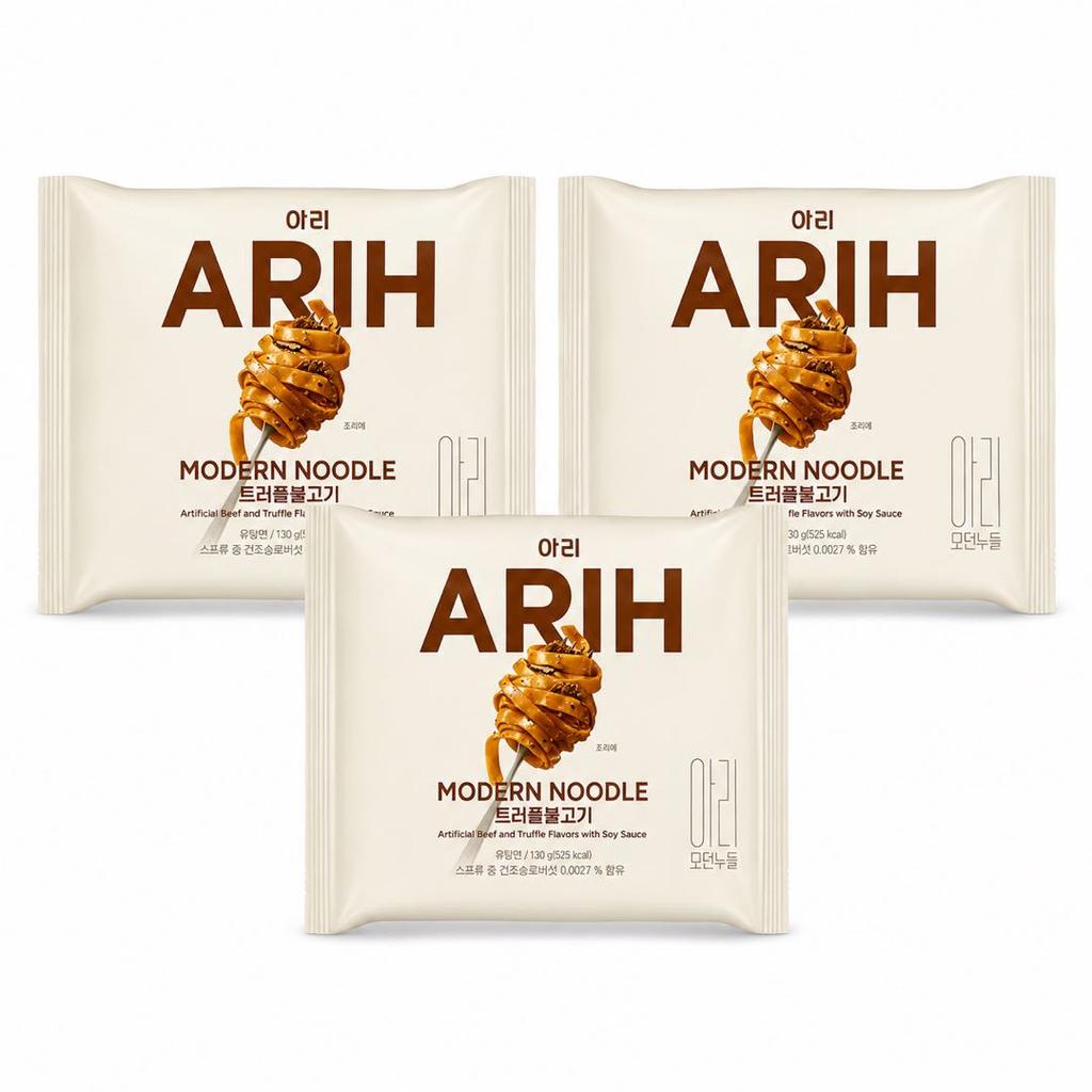 Edição Colaboração BTS ARIH Macarrão Sabor Moderno, Macarrão Misto Frito 130g 1pacote