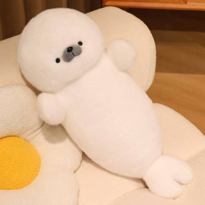 

Latest Sleeping Seal Doll Kawaii Stuffed Plush Toy Handmade Doll Cartoon Anime Cute Pillow Children s Birthday Gift Fun Doll 70cm