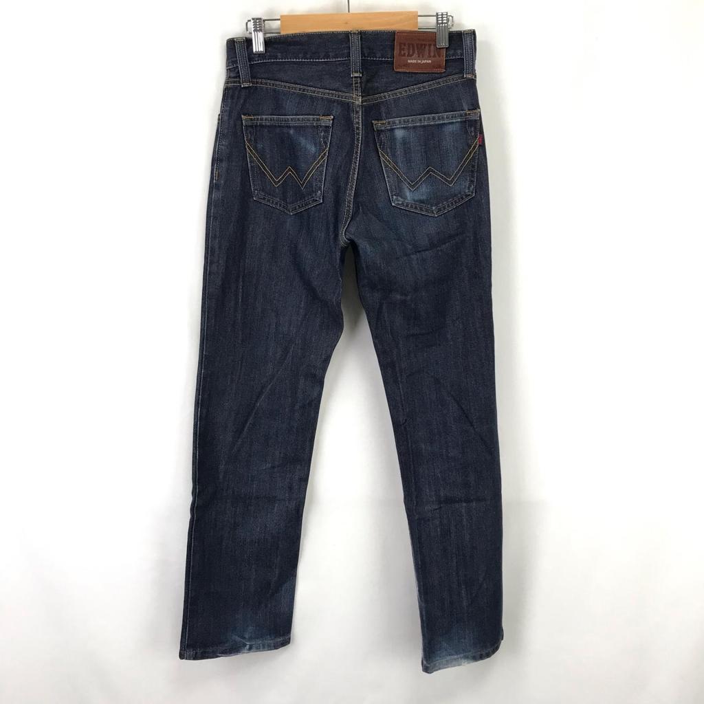 Made in Japan EDWIN 403 Denim Pants W28/W71-H88 Men S Inseam 75cm Indigo(USED)