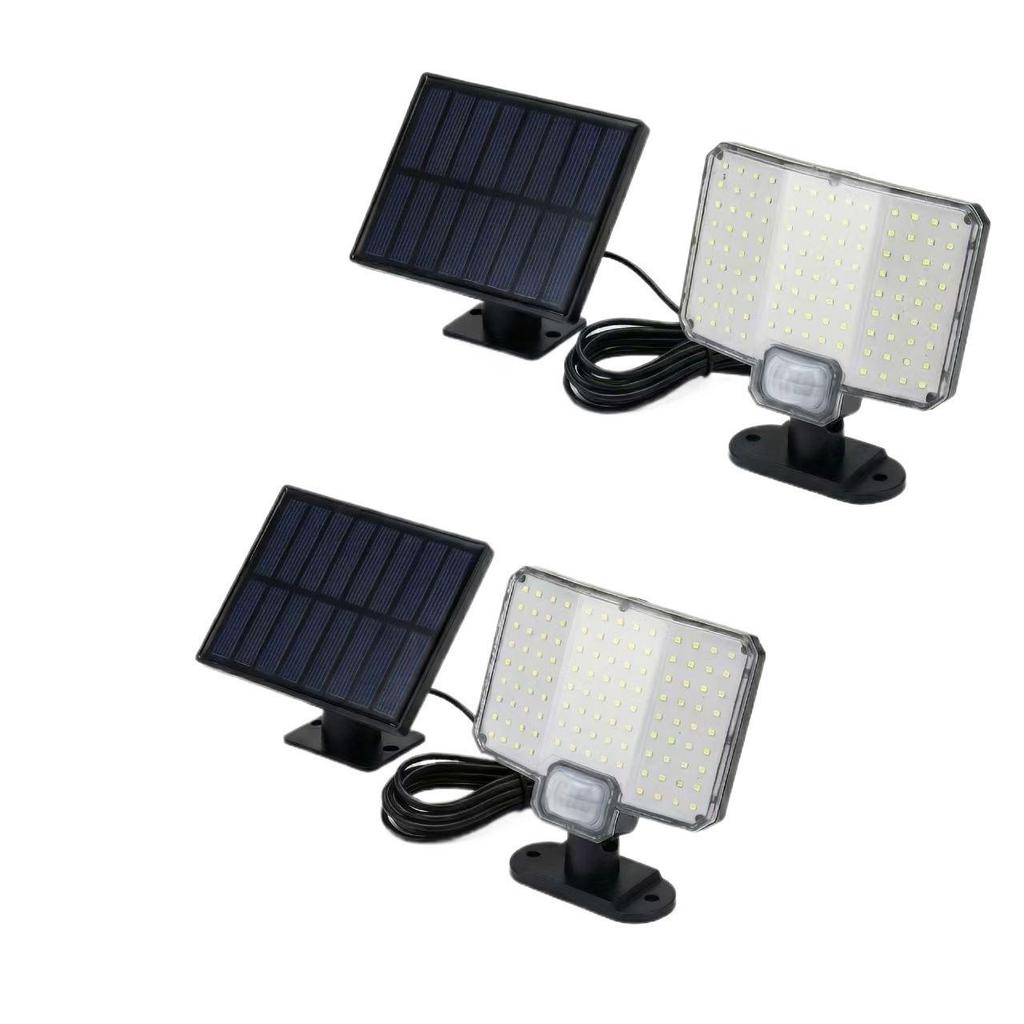 Solar Motion Sensor Wall Lamp for Outdoor Garage and Courtyard