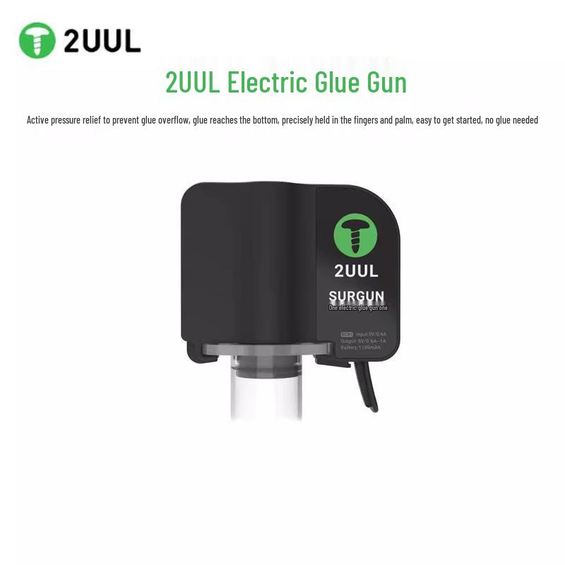2UUL Electric Glue Gun for Syringe-Type Dispenser - Mobile Phone Repair Tool Without Compressor