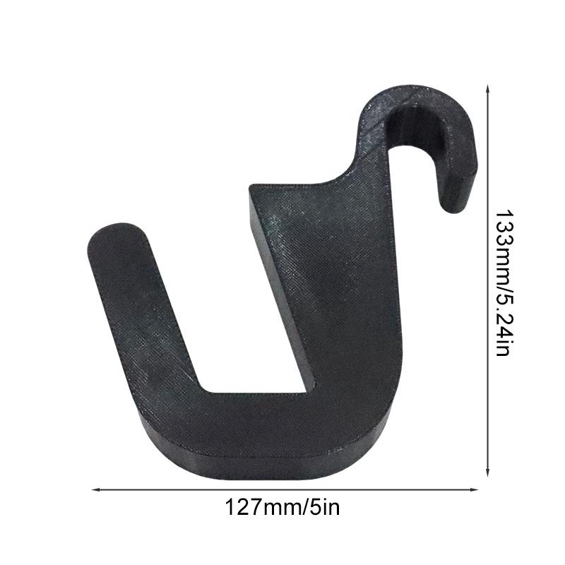 1Pc Black Trapezoidal Hook Sturdy Utility Hooks Easy To Arrange To Clean Exterior House Avoids Need Frequently Climb The Ladder