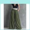 Pantaloni Larghi in Poliestere da Donna a Vita Alta in Stile Business Perfetti per l'Ufficio