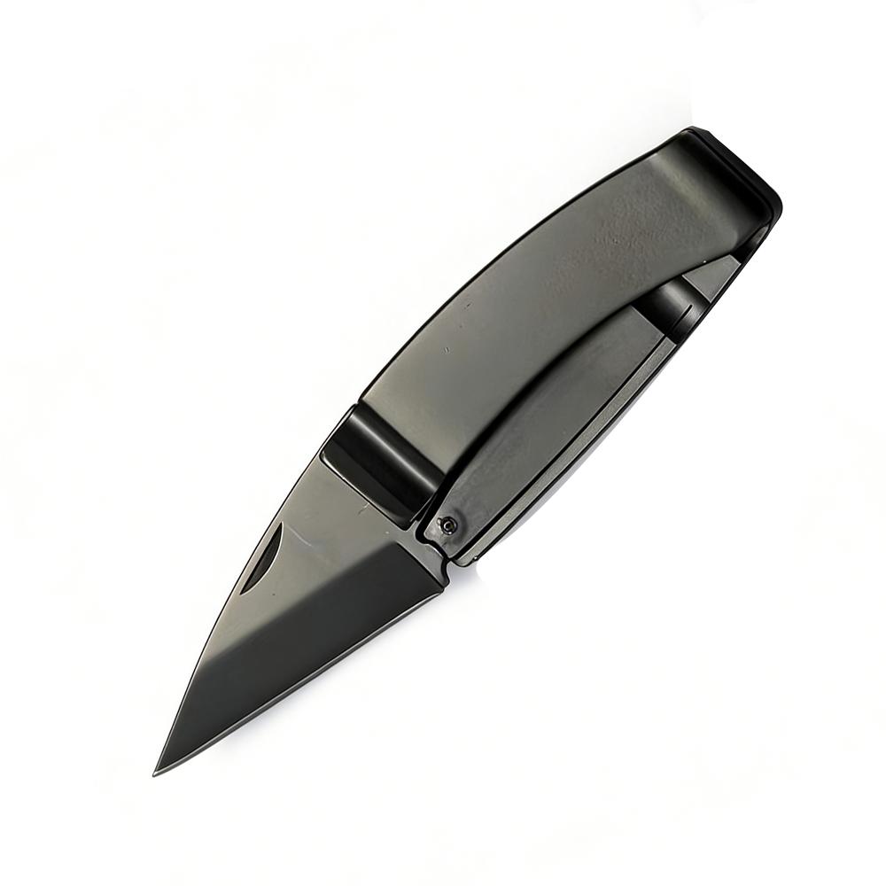 Stainless Steel Sharp Blade Folding Knife Outdoor Camping Pocket EDC Knife Multifunctional Hand Tools With Wallet Note Clip