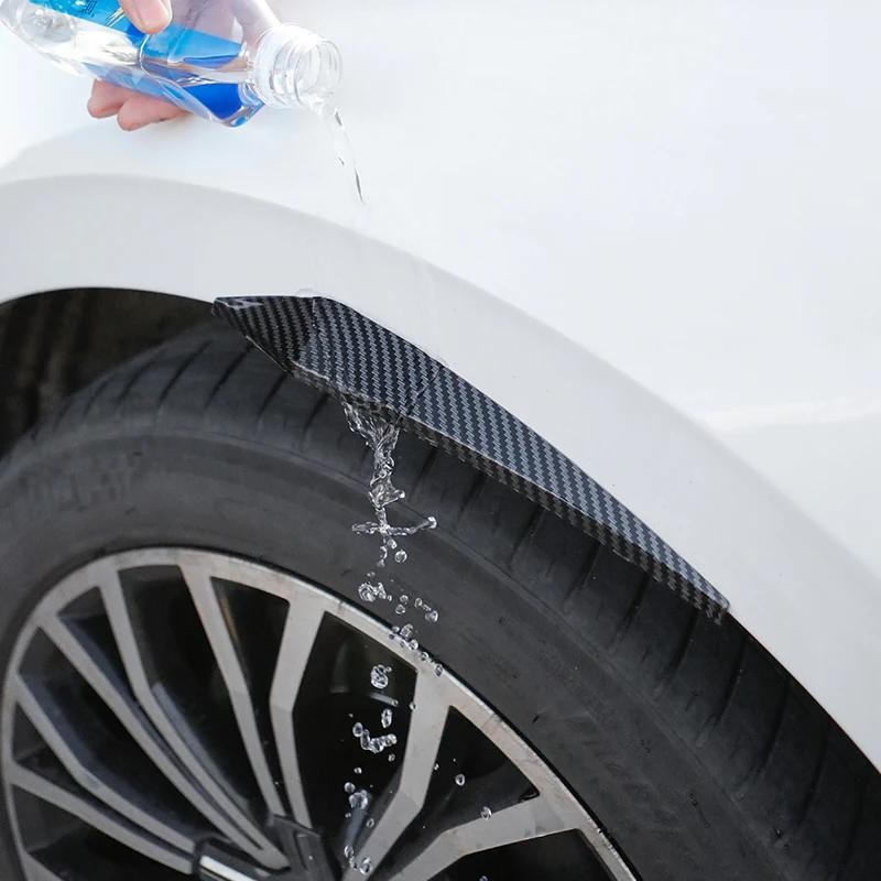 Car Modification Wheel Eyebrow Anti-collision Strip Universal Widening Scratch-proof Sticker Fender Wide Carbon Fiber Texture