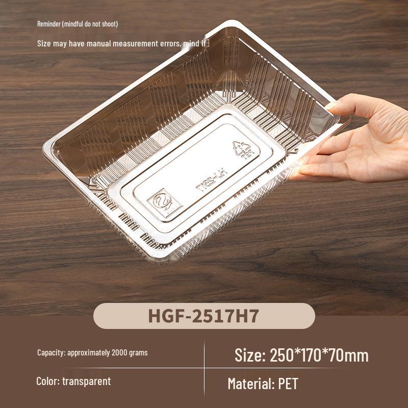 Transparent Disposable Fruit Packaging Box – Ideal for Fruit, Roasted Duck, and Takeaway