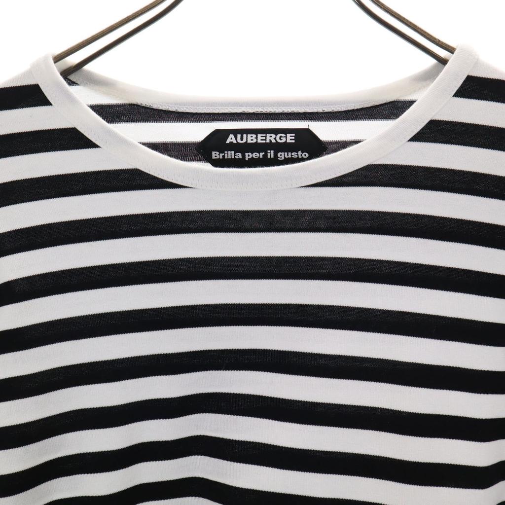 AUBERGE Brilla per il gusto Brilla per il gusto special order made in Japan Border Pattern Long sleeve T-shirt Men's Used