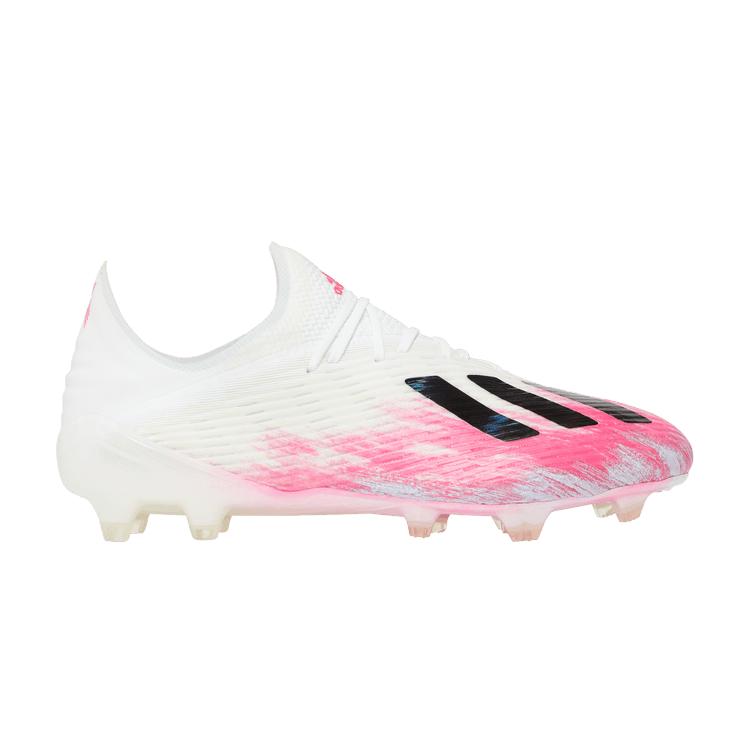 

Adidas X 19.1 FG White Shock Pink Мужские кроссовки Cloud-White Core-Black EG7125