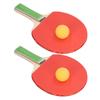 2er Set Tischtennisbälle Schläger Tischtennisschläger Tischtennis Set mit Schlägern Bällen
