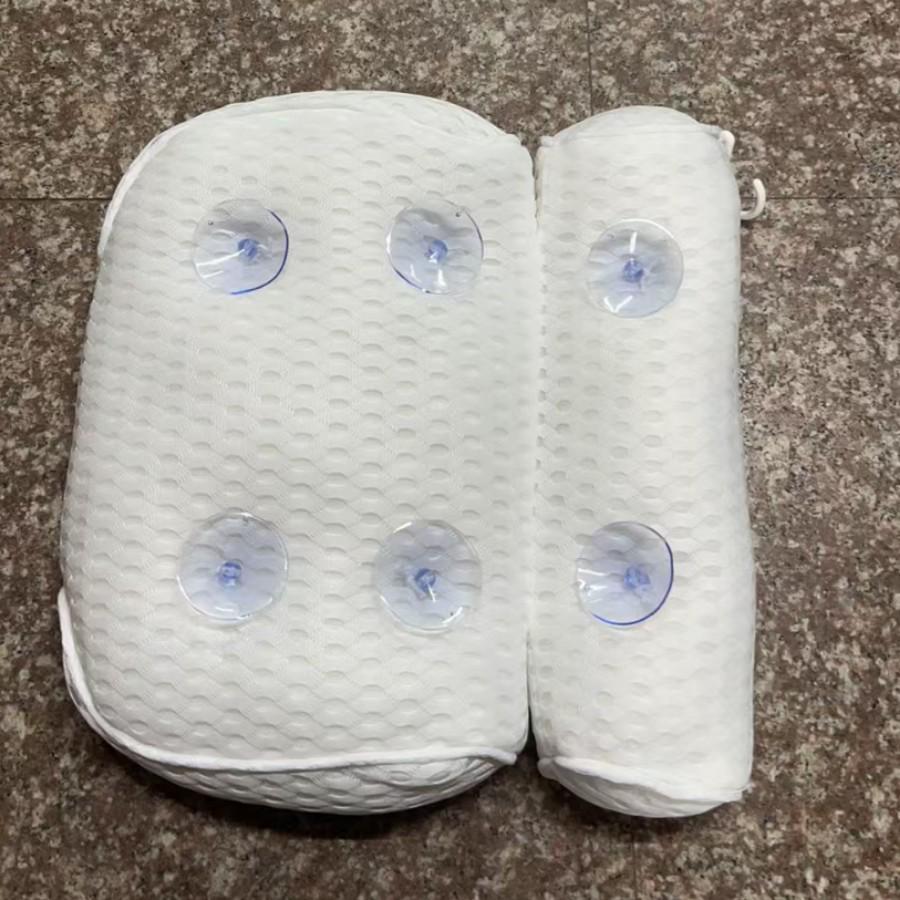 4D Non-Slip Bath Pillow: Home & Spa Backrest Cushion for Ultimate Comfort