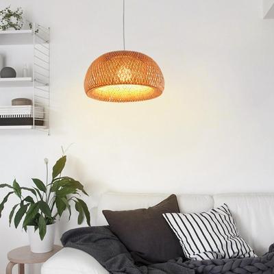 Bamboo Lamp Shade Home Room Ceiling Pendant Chandelier Lampshade Decor