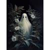 Fun White Ghost Dark Academy Halloween Horror Retro Posters Prints Canvas Painting Wall Art Picture Living Room Home Decor