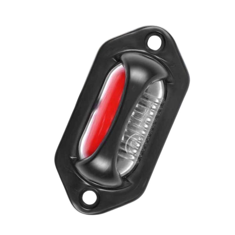 8 LED Trailer Side Marker Light 12V 24V Lorry Clearance Lamp IP67 Waterproof Truck Number Plate Light Dual Color Car Accessories
