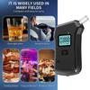 Professioneller LCD-Bildschirm Messgerät Schnelle Reaktion Testgerät Tester Alkoholtester mit Piepton Taschenlampe