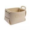 Plush storage basket, office organizer box, foldable storage basket, for snacks, toys, cosmetics, laundry hamper