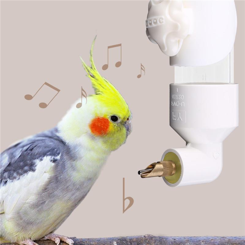 Cage Water Bottles Automatic Feeder for Birds Top Fill No Drip Drinking Device for Parrots Rats Chinchillas Hedgehogs Gerbils