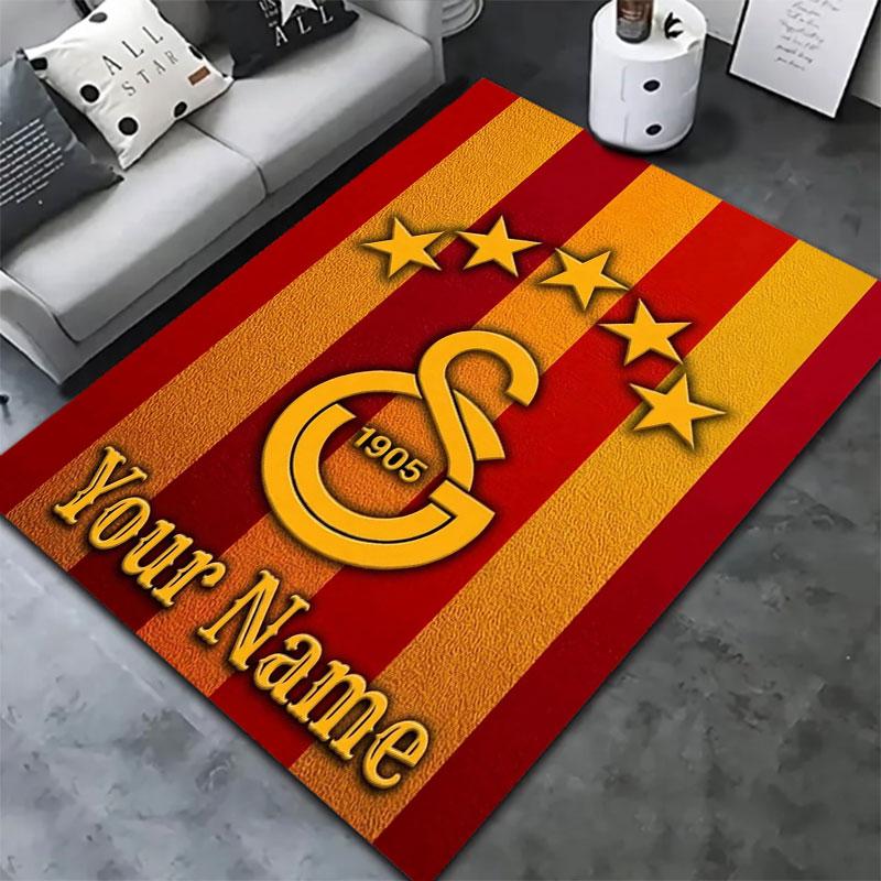 Galatasaray S Custom Name Carpet Rug for Living Room Bedroom Home Sofa Decoration,Kids play Non-slip Floor Mat