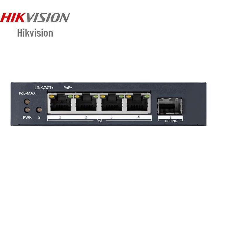 

HIKVISION DS-3E0505PF-E Gigabit PoE Switch for Surveillance CN plug (adapter included)