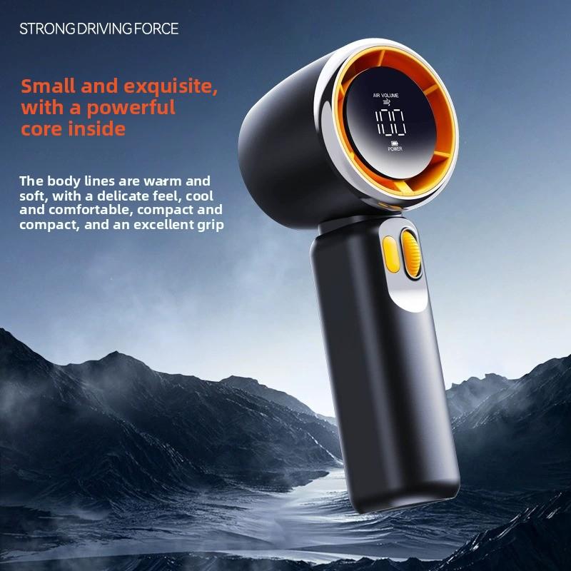 Mini ventilador portátil USB recargable de mano, ventilador personal compacto multifuncional