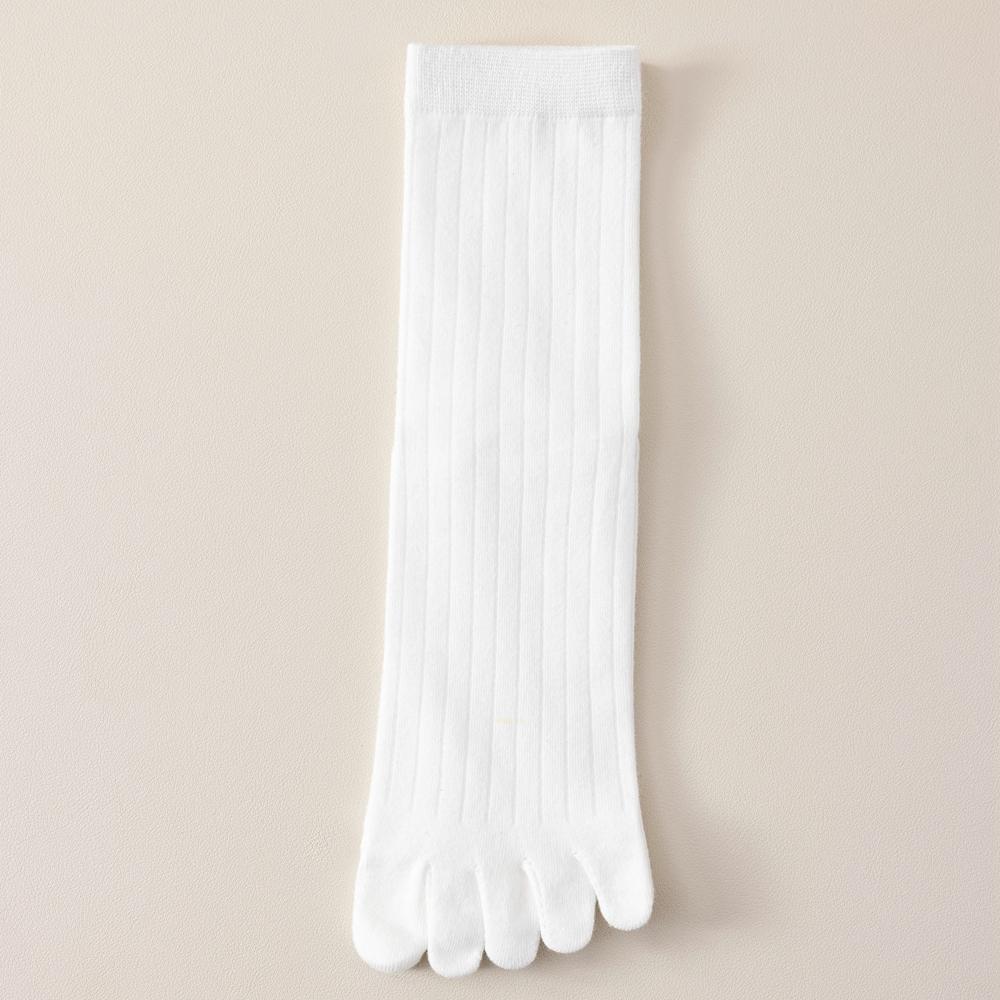 5 Pairs Toe Socks Women High Quality Cotton Five Finger Socks Middle Tube Crew Socks with Separate Fingers Four Seasons Hosiery