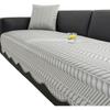 New Straight Row Sofa Cushion Summer Ice Silk One Piece Fixed Non-Slip Special-Shaped Irregular Leather Sofa Cover