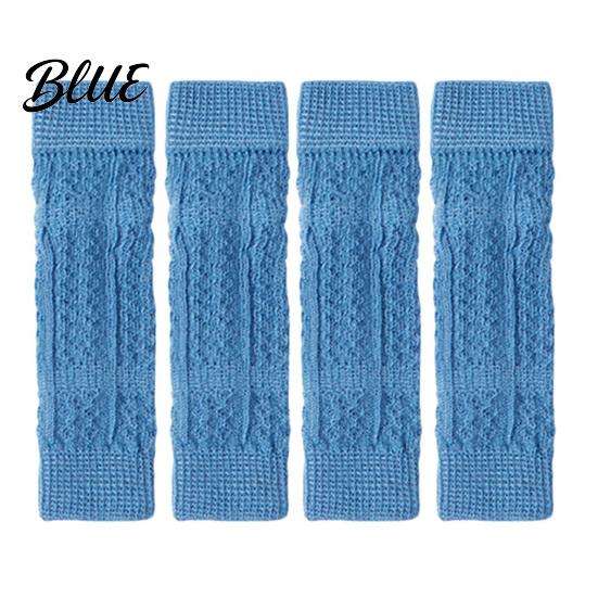Soft Breathable Dog Sleeve 4Pcs Elbow Protectors, Knitted Leg Warmer Wraps, Cotton Wrap Protective Sleeves for Elderly Dogs, Post-operative