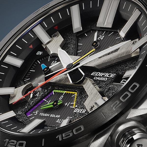 CASIO Men's EDIFICE EQB-2000YDC-1AJF [EDIFICE Suspension Arm Design Model] Round Watch Black