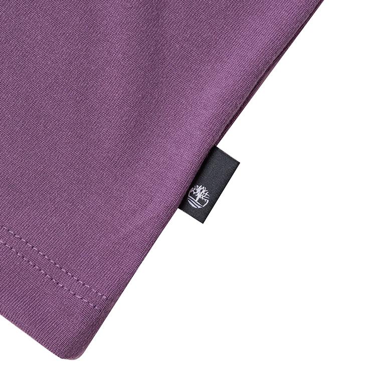Timberland Outdoor Breathable Letter Short Sleeve T-Shirt Men Tops Vintage-Violet A41Z5ENX