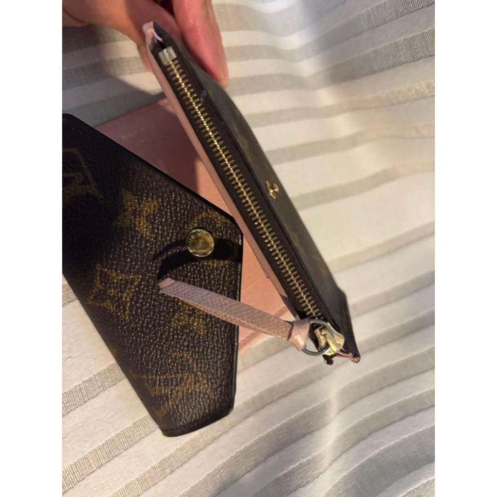 Used Louis Vuitton Portefeuille Victorine Fold Wallet Monogram Rose