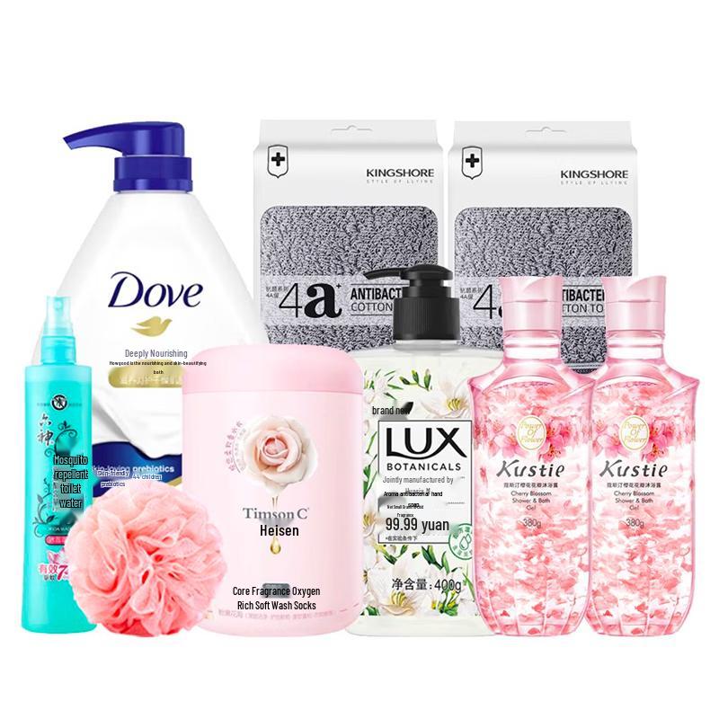 Dove Moisturizing Shower & Skincare Gift Set