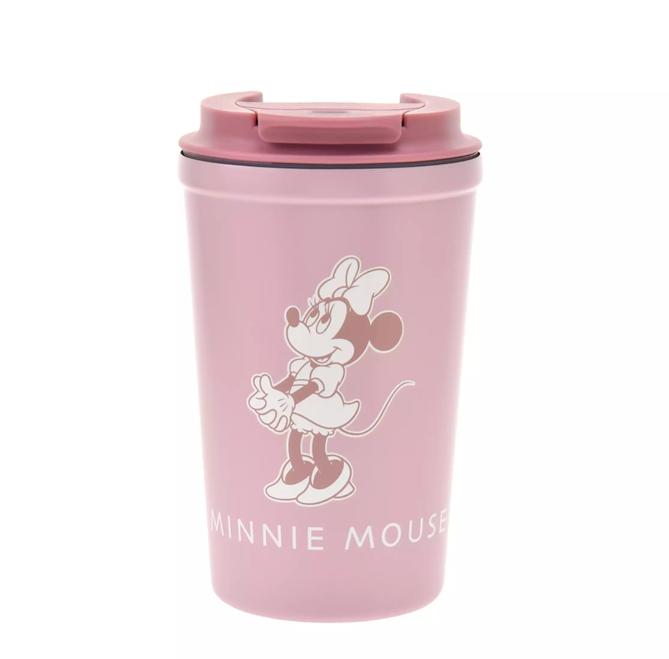Disney Minnie Mouse Tumbler Stainless Steel with Holder and Charm, Colors NEW