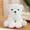 Elefante seduto simulato bambola panda giocattolo di peluche bambola tigre giraffa bambola calmante per bambini
