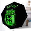 Atletico Nacional Fashionable Automatic Opening/Closing Folding Umbrella. Portable and Foldable, Ideal for Gift, Travel, and Daily Use.
