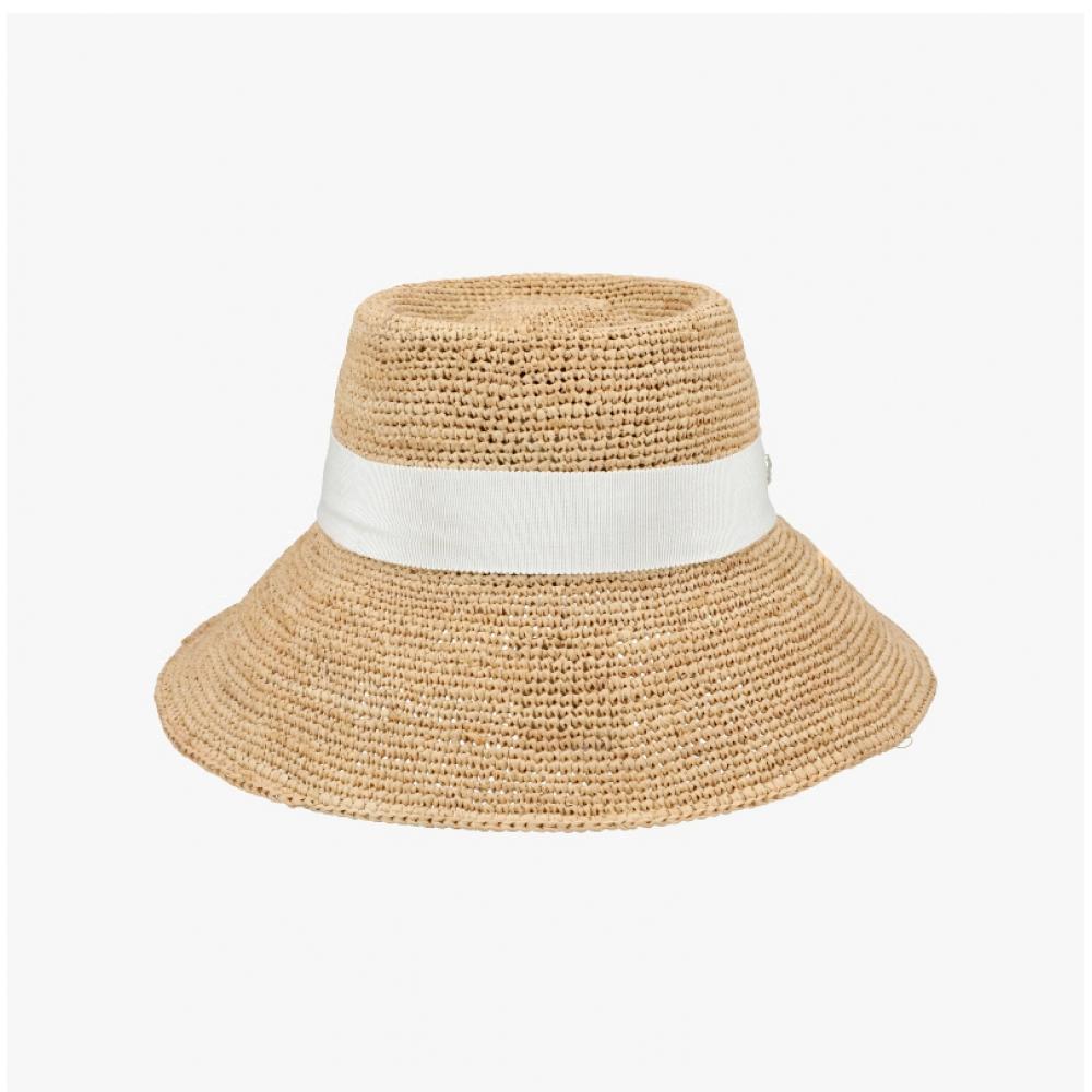 Helen Kaminski Clover Natural Cream Bucket Hat Hat52010