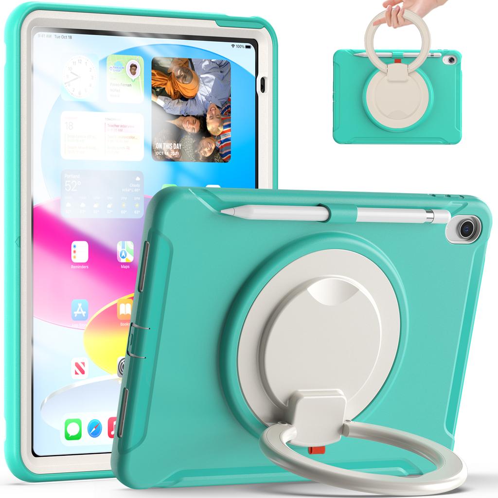 360° Rotate Tablet Case for iPad (A16) 11th Gen 11inch 2025&iPad 10th Gen 10.9inch 2022 With Backlit and Pencil Holder