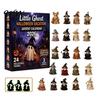 Holiday Surprise Calendar Halloween Advent 2026, 24 Day Light Up Countdown Box with Christmas Pumpkin Ghost Figures, Party Decor, Fun Collectible Gift