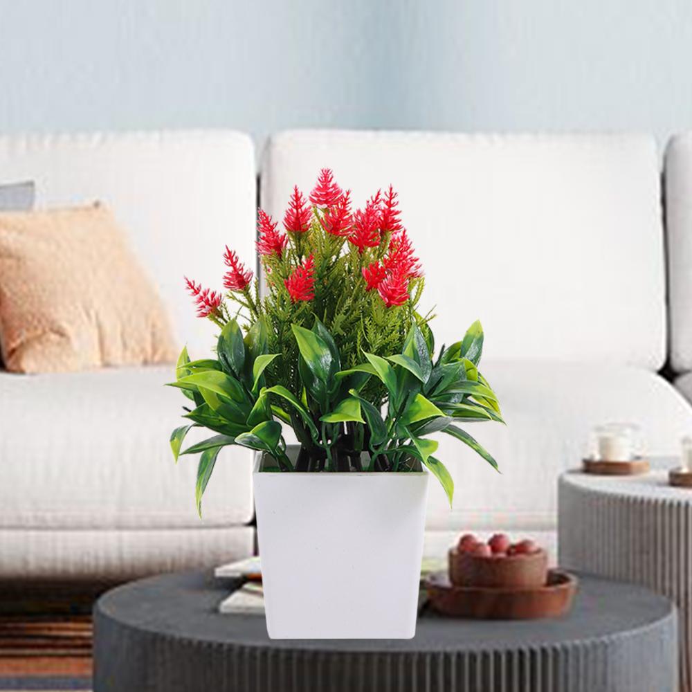 

New Outdoor Home Office Pot Garden Artificial Plants Faux