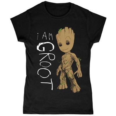 Damen/Damen I Am Groot Scribble T-Shirt