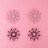 1 Pair Jewels Body Big Classic Festival Breast Bling Gem Cluster Self Adhesive Stick On Paint Decor At Clubbing