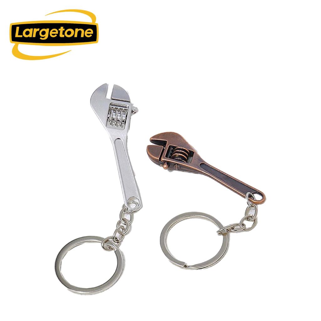 Mini Movable Wrench Zinc Alloy Keychain - Creative Car Pendant Gift