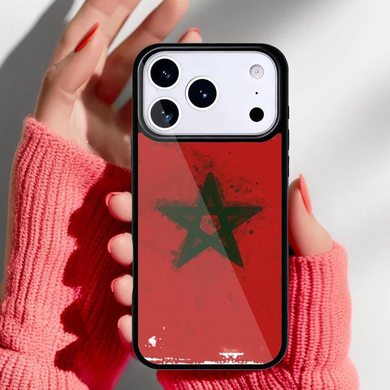 

Чехол для телефона Флаг Марокко Герб для iPhone 17 Air 16e 15 14 13 Pro Max Задняя крышка для 12 11 Pro Coque iPhone 15