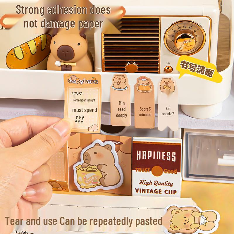 Creative Panda Sticky Notes - Large Notepad for Office and Student Use