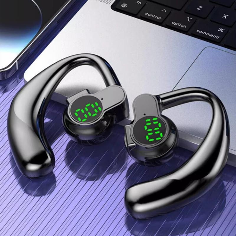 Wireless Earbuds Earphone With Ear Hooks Long Battery Life Noise Cancelling Digital Display-compatible Widely Used For P